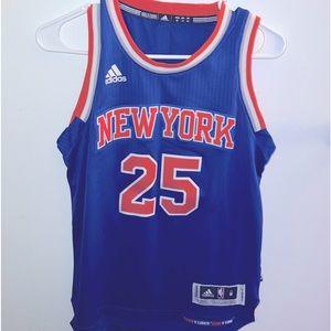 Youth New York Knicks Derrick Rose Nike Blue